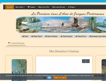 Tablet Screenshot of peetermans-peinture.net